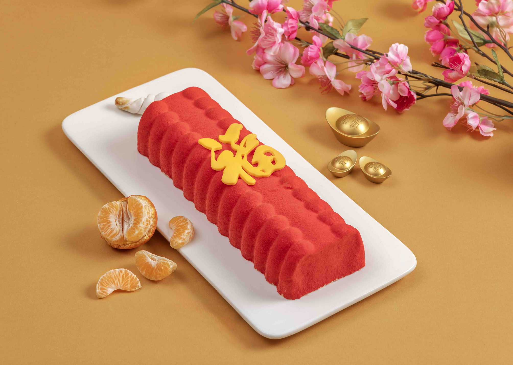 爆米花脆巧克力慕斯佐蜜柑